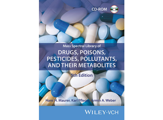 Mass Spectral Library of Drugs Poisons Pesticides Pollutants and Their Metabolites Libraries and Databases-5th Edition